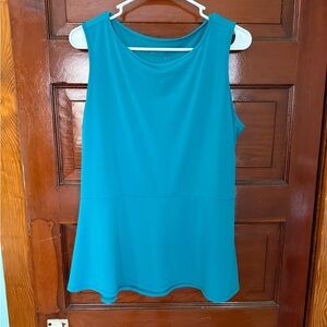 Sleeveless Teal Women's Top